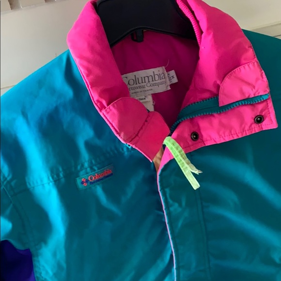 Children’s vintage 90’s Columbia winter jacket M 10 - Picture 2 of 5
